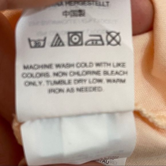 J. Crew Women’s Peach Button & Tie Top Sz S - Picture 9 of 9